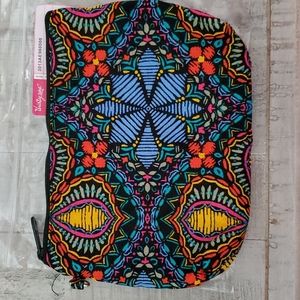 NWT Thirty-One Mini Zipper Pouch Stitched Medallion